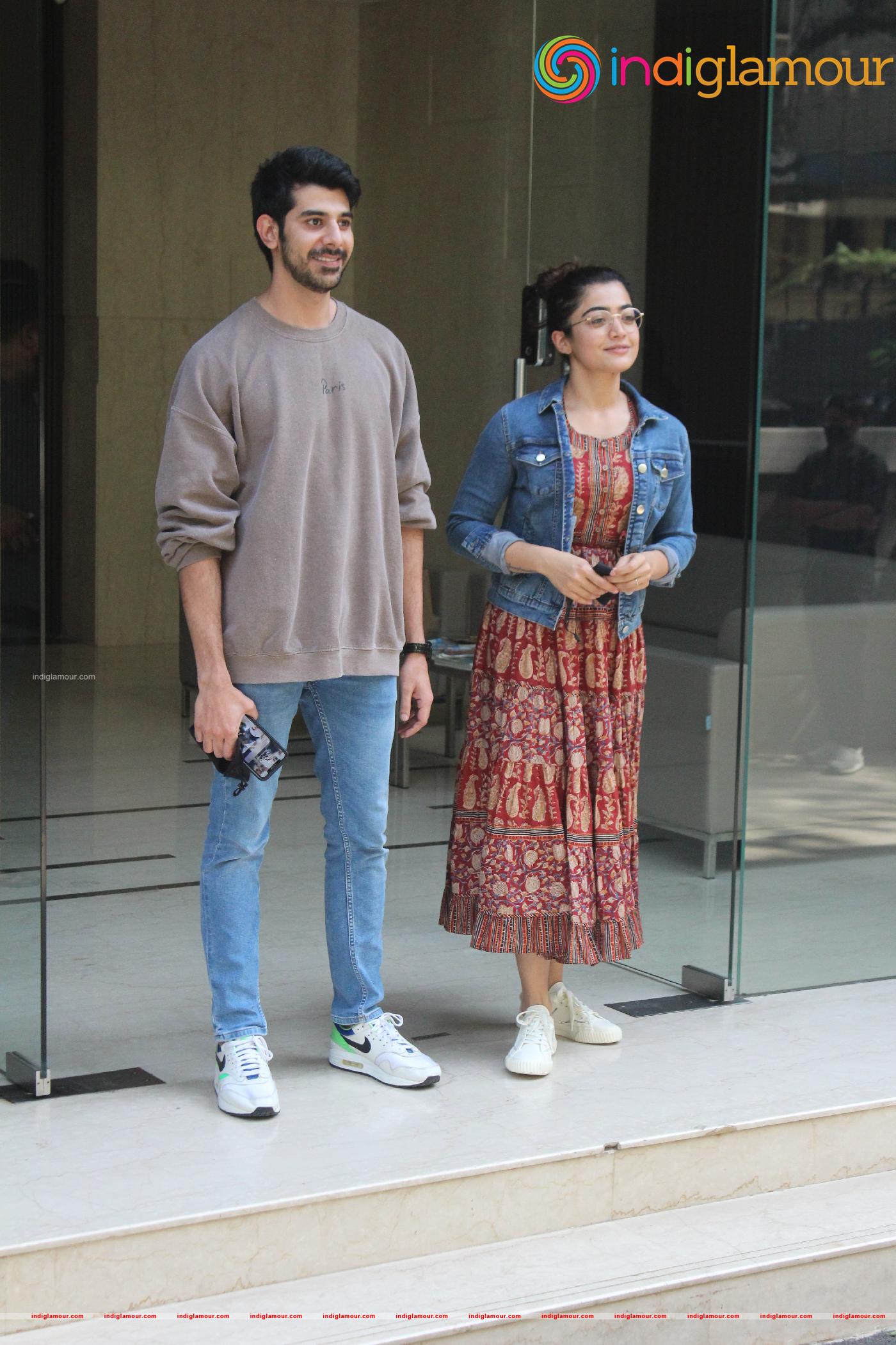 Rashmika Mandana and Pavail Gulati Event hd photo