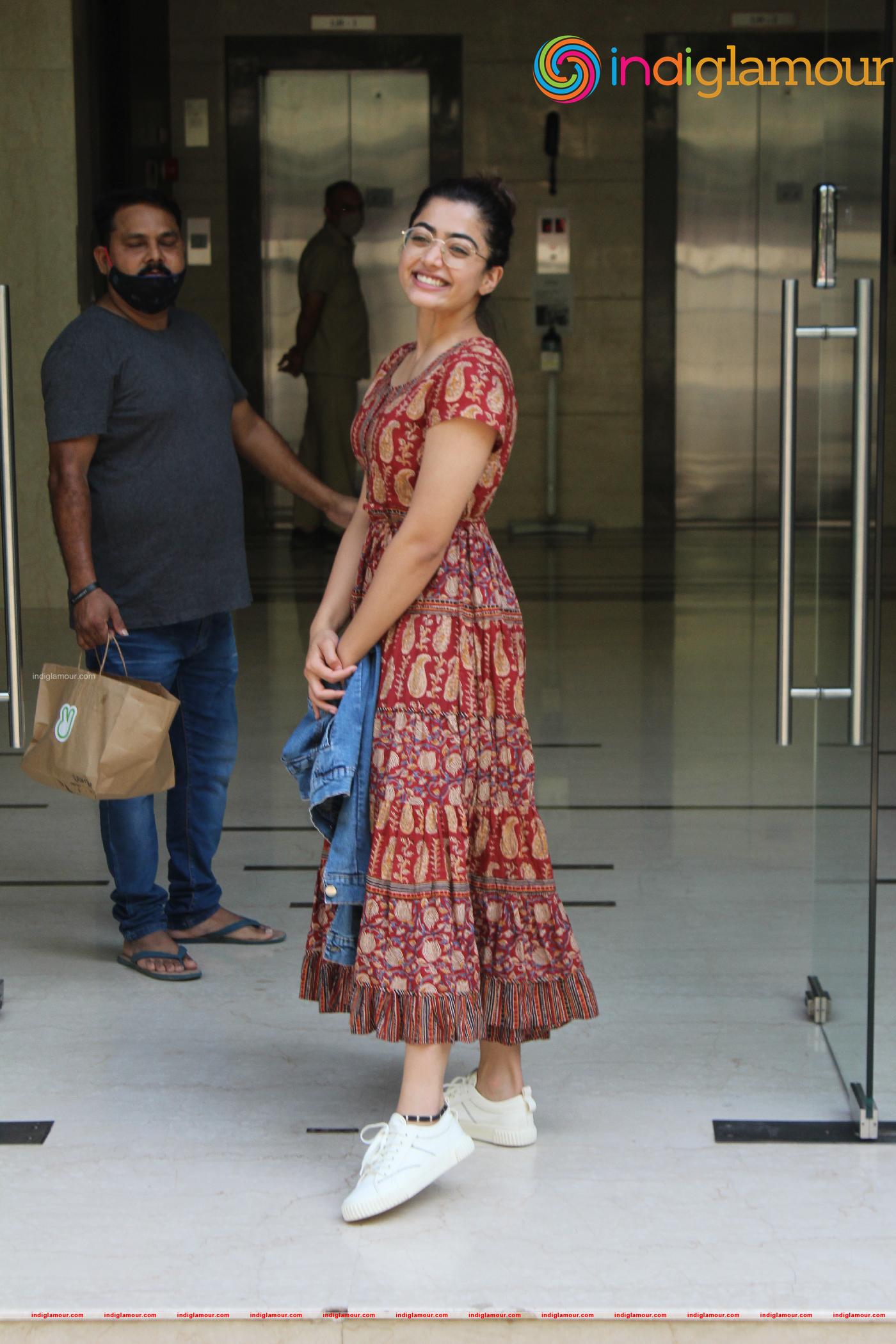 Rashmika Mandana and Pavail Gulati Event hd photo