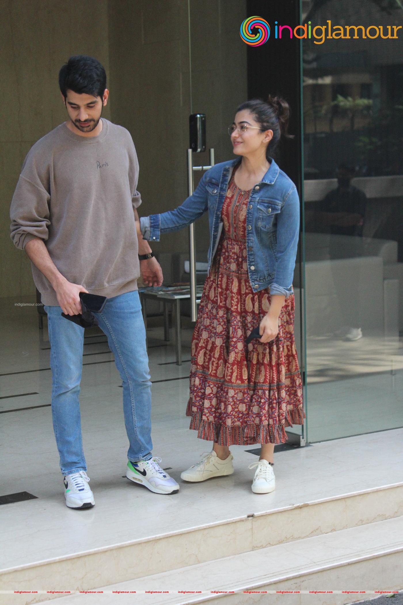 Rashmika Mandana and Pavail Gulati Event hd photo