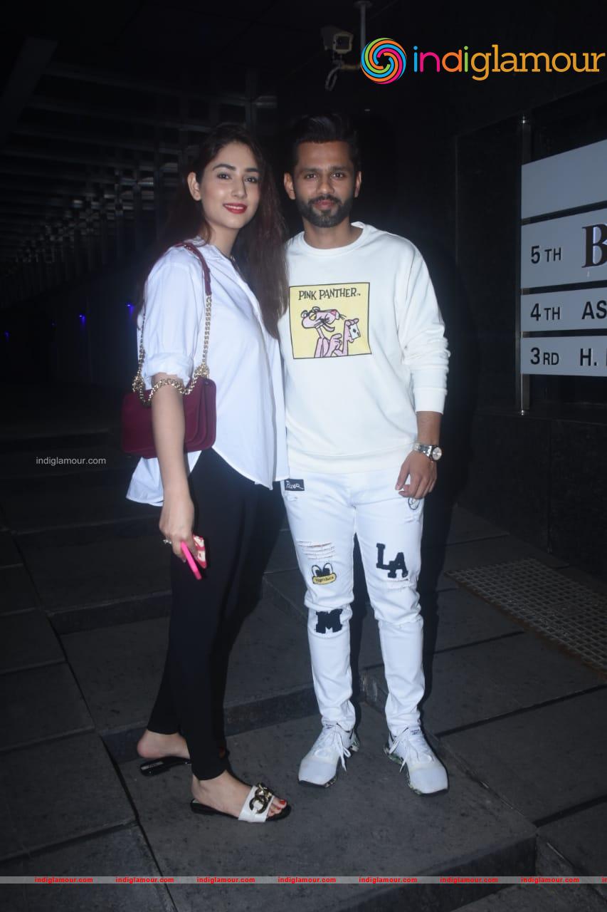 Rahul Vaidya and Disha Parmar Event hd photo