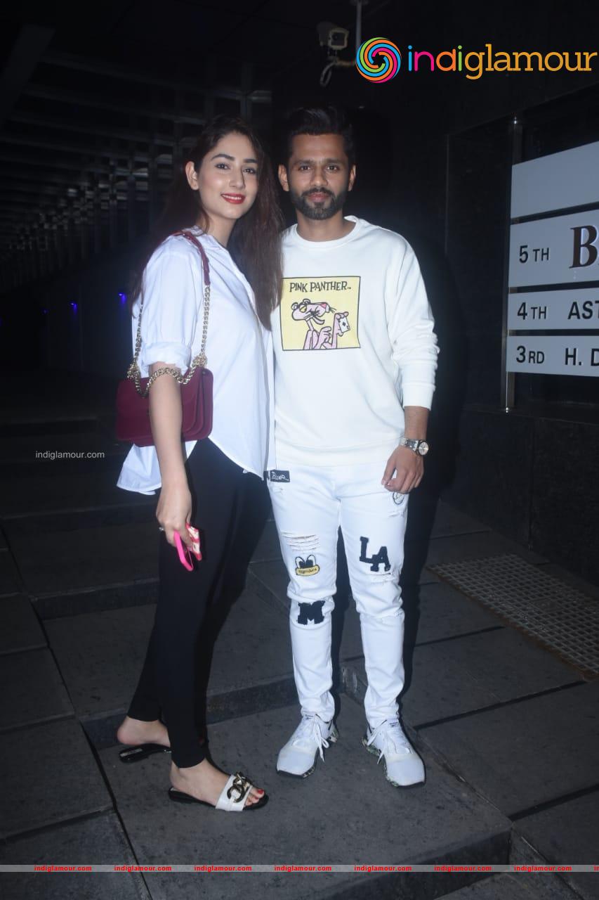 Rahul Vaidya and Disha Parmar Event hd photo