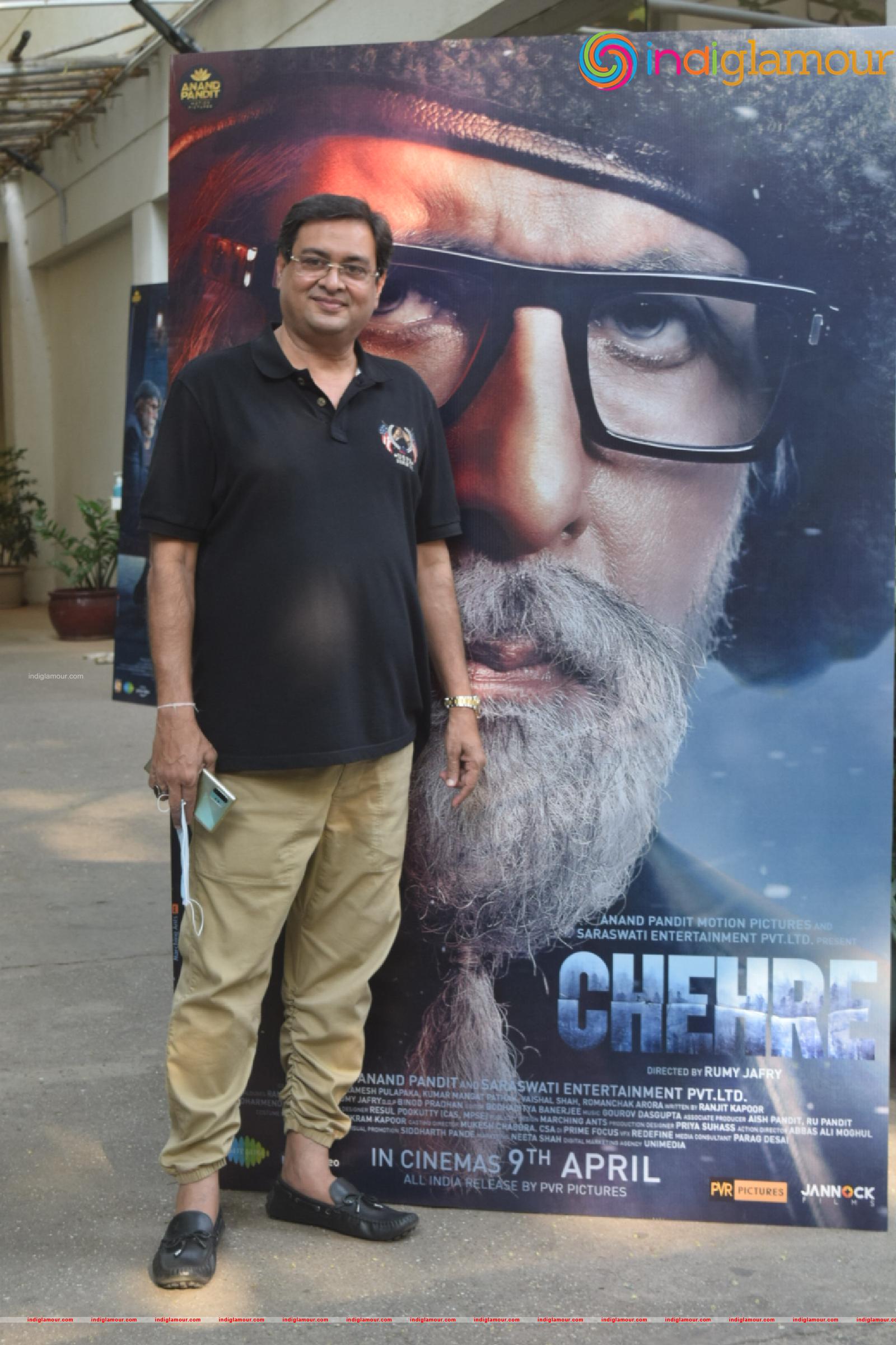 Rumi Jaffery Anand Pandit and Alfiya Jaffery Attend Preview Of Chehre Event hd photo