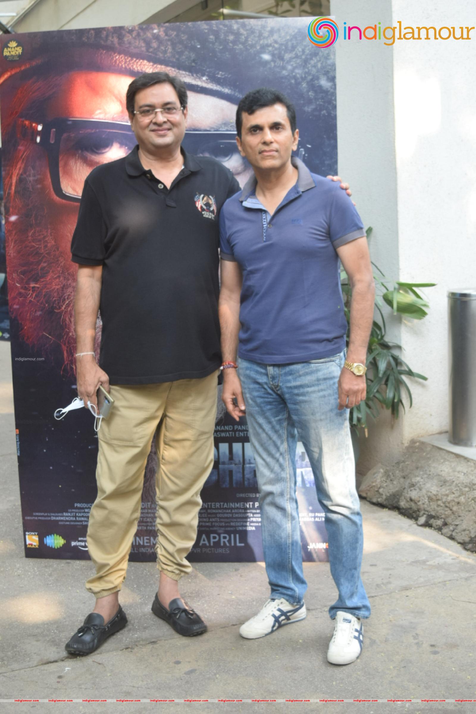 Rumi Jaffery Anand Pandit and Alfiya Jaffery Attend Preview Of Chehre Event hd photo