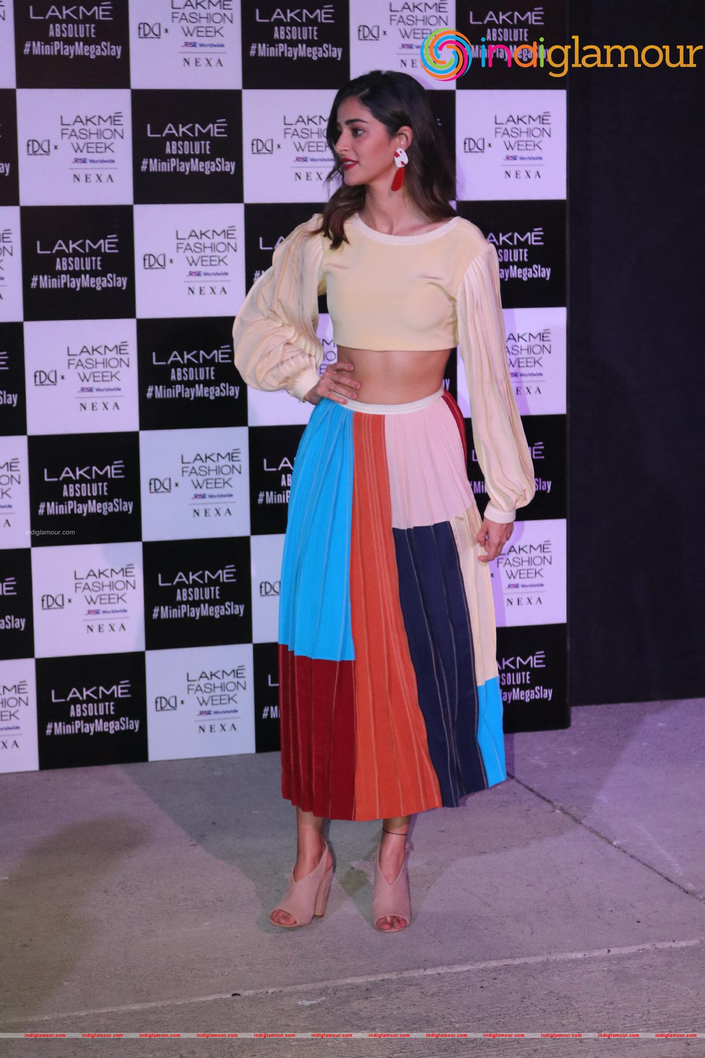 Ananya Panday At Lakme Fashion Week Day 3 Event hd photo