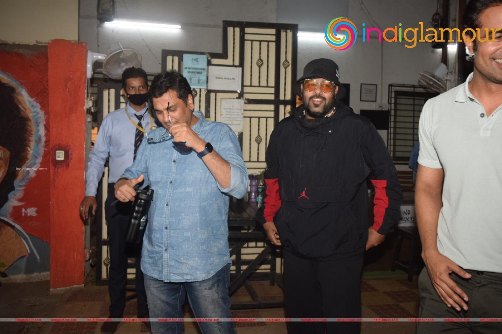 Badshah and Mukesh Chhabra Event hd photo