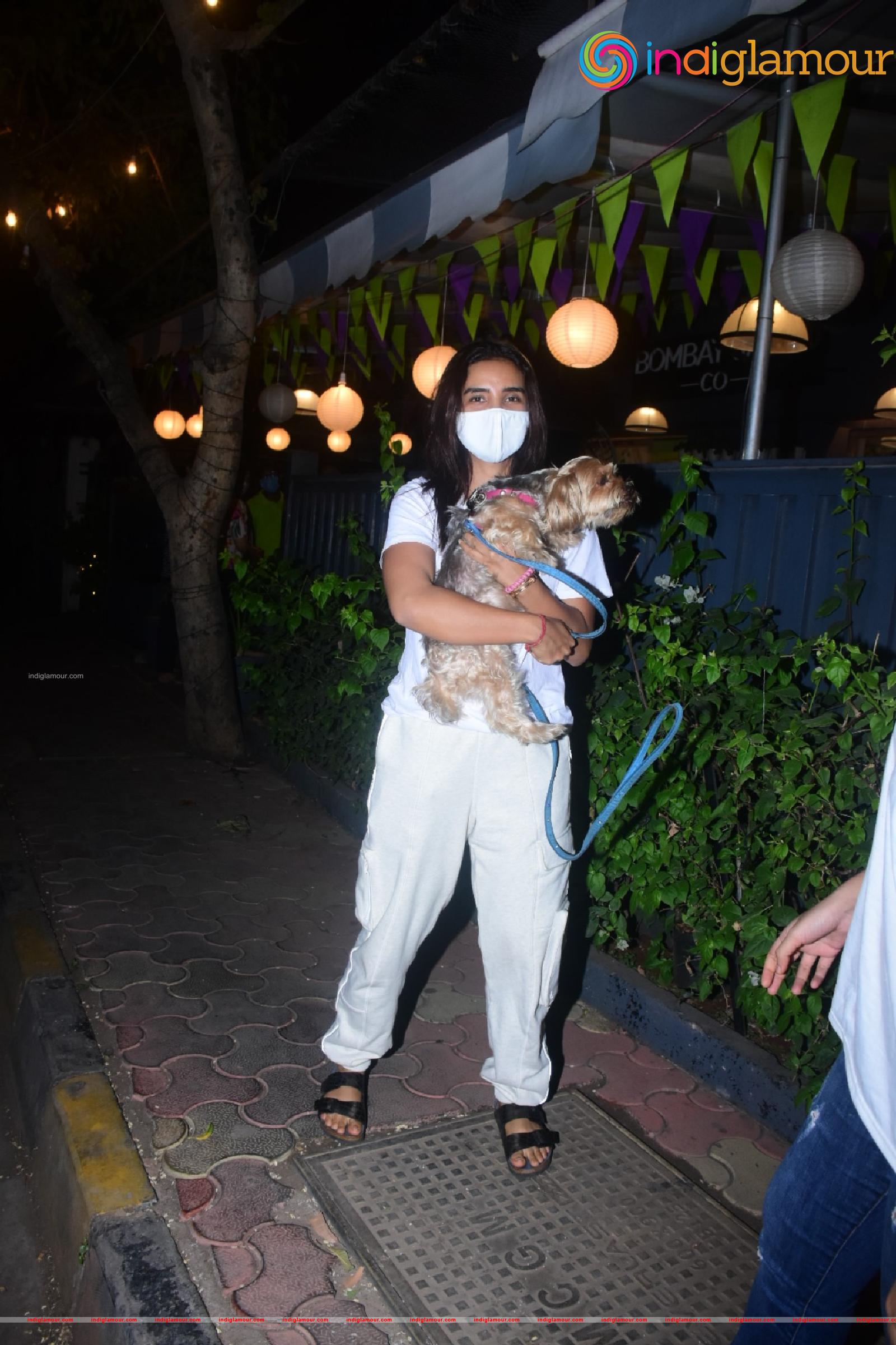 Patralekha With Her Pet Event hd photo