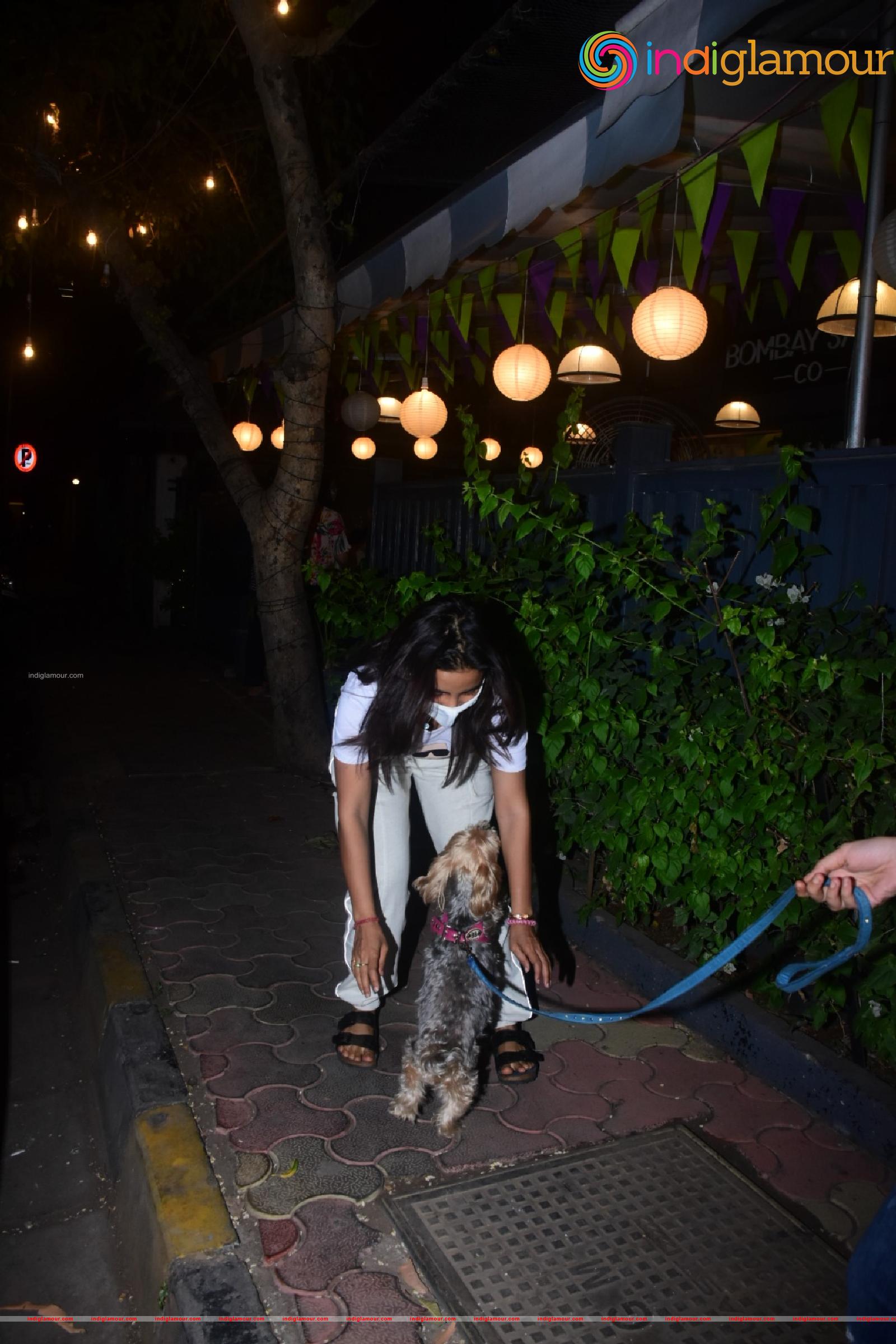 Patralekha With Her Pet Event hd photo