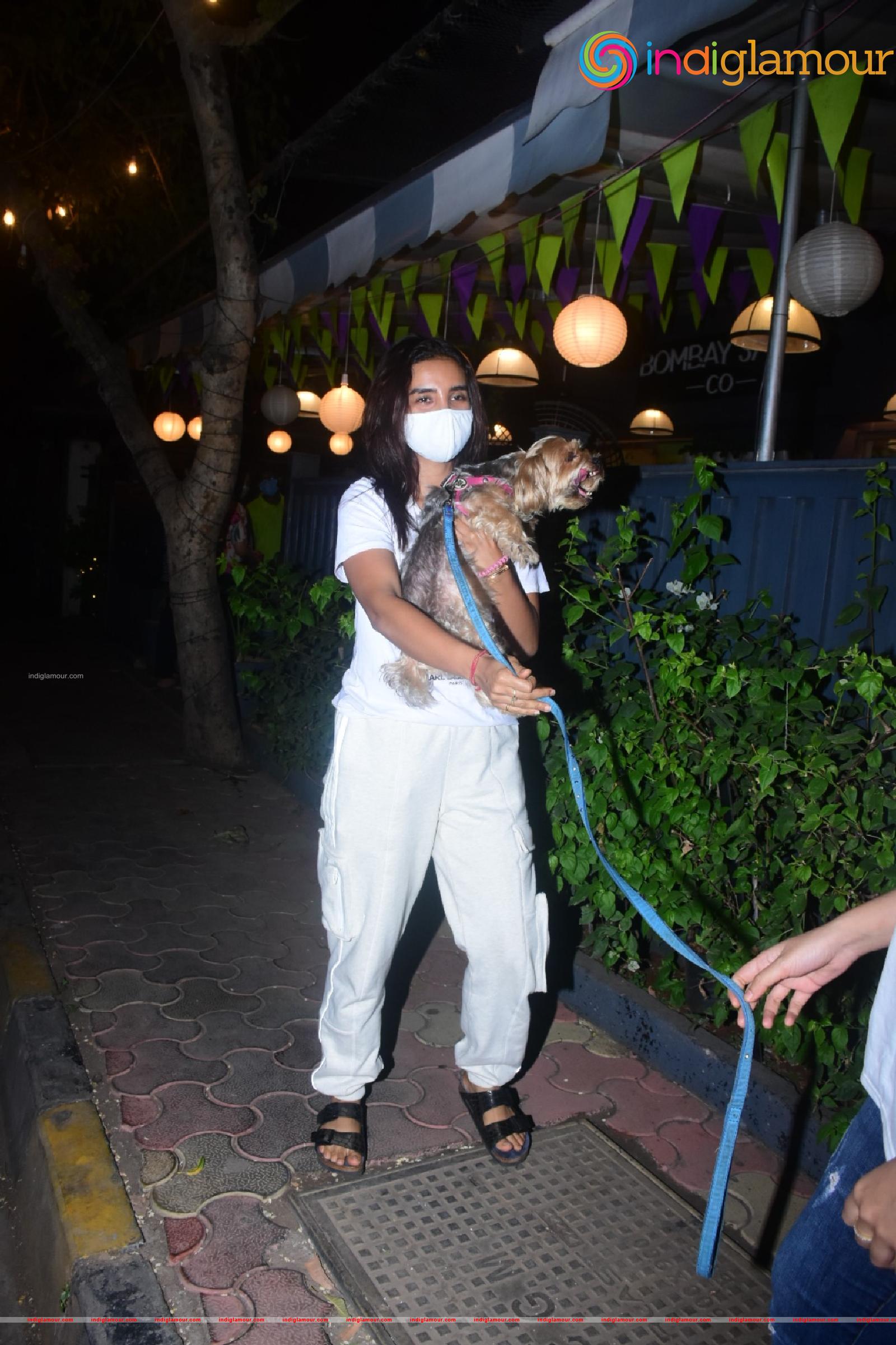 Patralekha With Her Pet Event hd photo