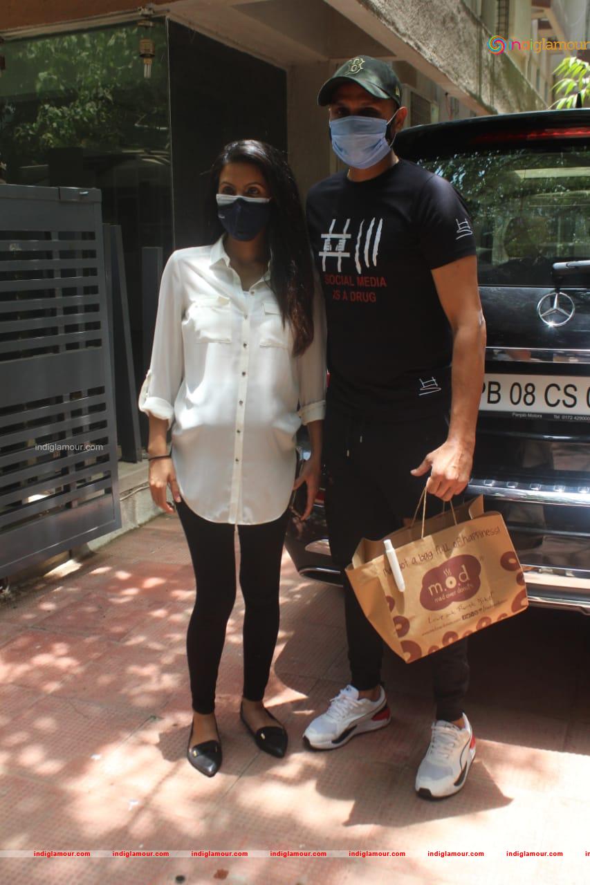 Harbhajan Singh and Geeta Basra Event hd photo