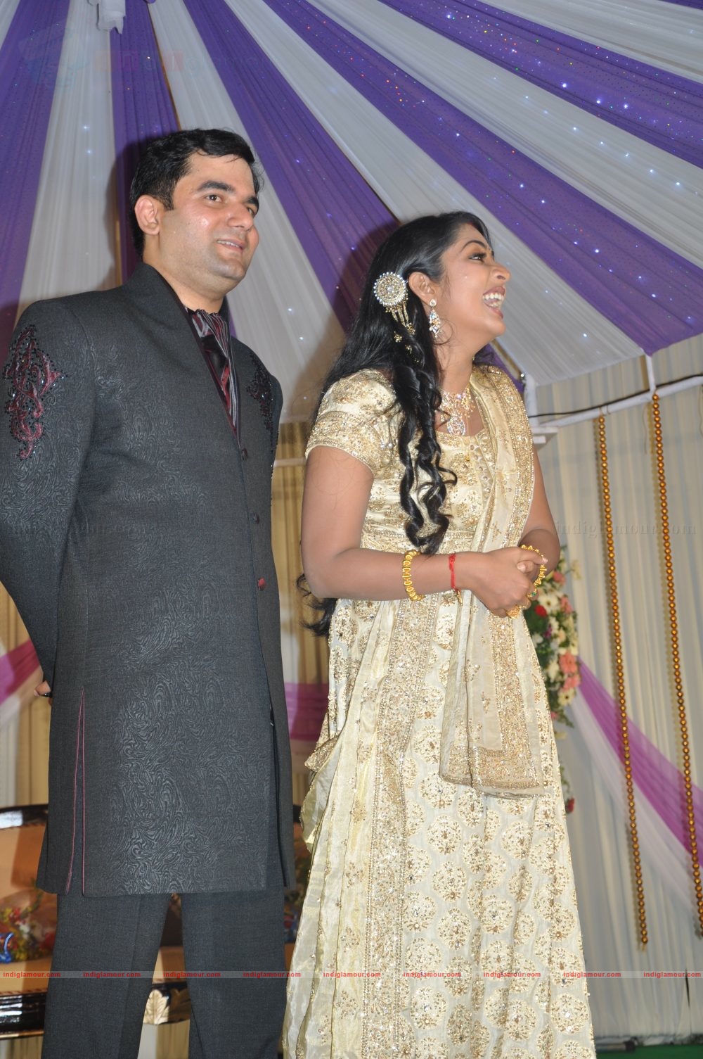 Actress Navya Nair's Wedding Reception Event hd photo