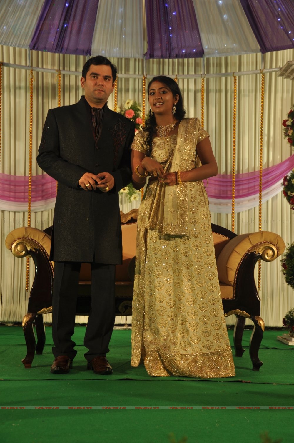 Actress Navya Nair's Wedding Reception Event hd photo