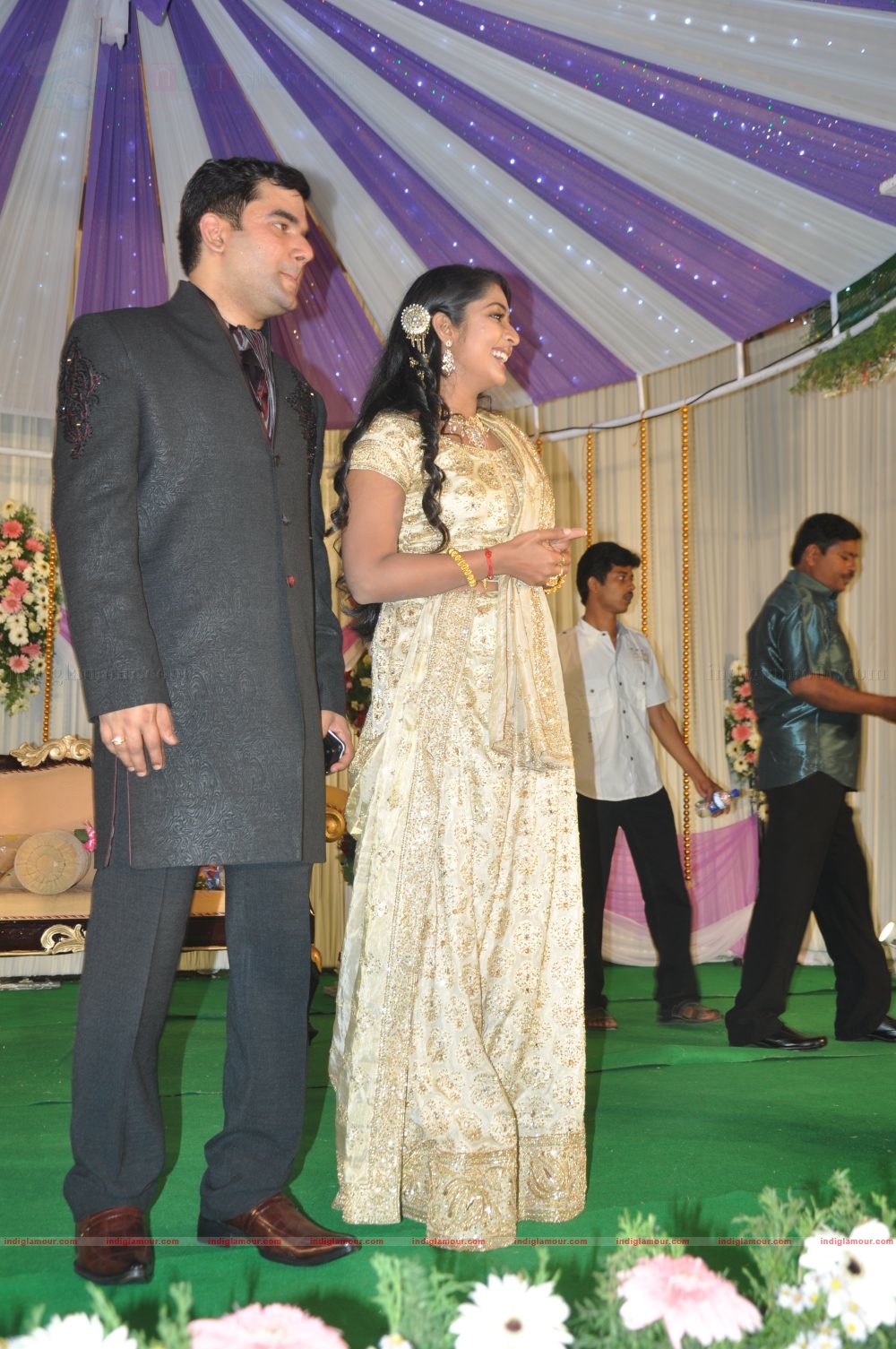 Actress Navya Nair's Wedding Reception Event hd photo