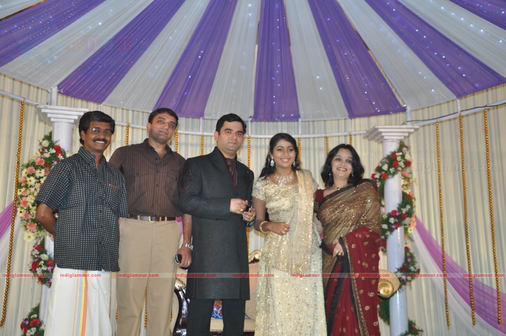 Actress Navya Nair's Wedding Reception Event hd photo