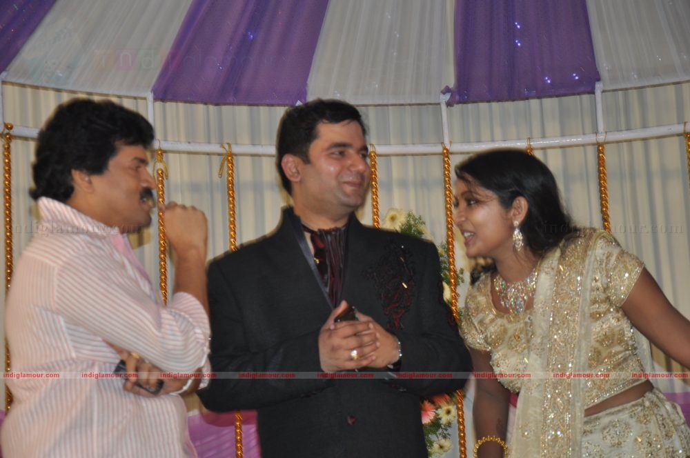 Actress Navya Nair's Wedding Reception Event hd photo
