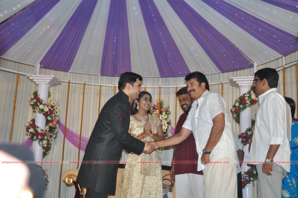 Actress Navya Nair's Wedding Reception Event hd photo
