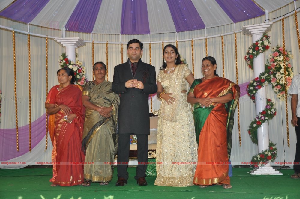 Actress Navya Nair's Wedding Reception Event hd photo
