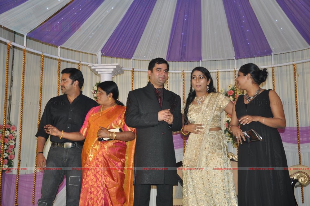 Actress Navya Nair's Wedding Reception Event hd photo