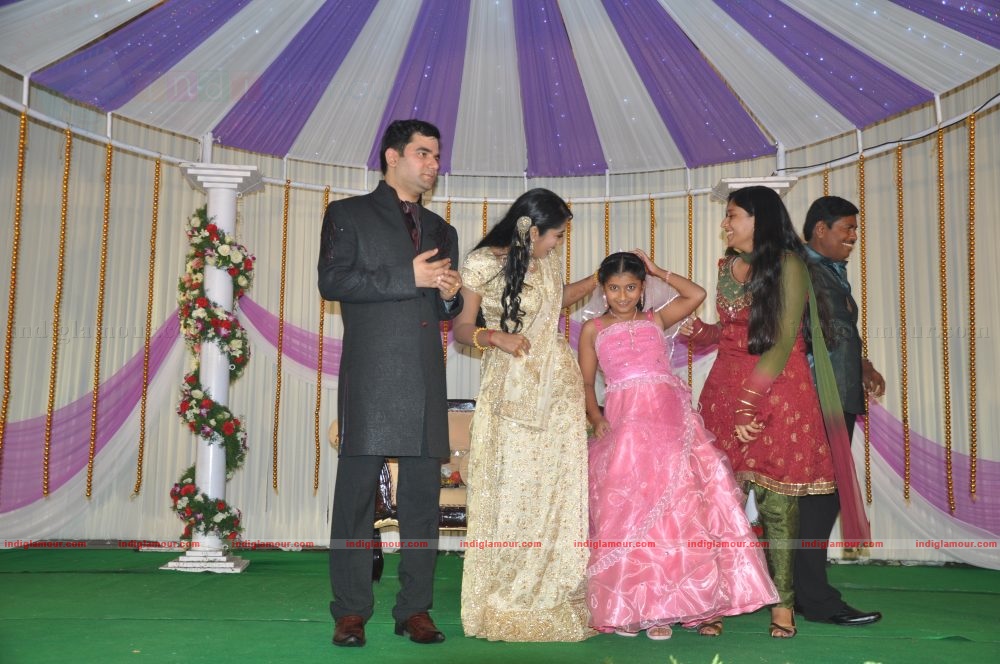 Actress Navya Nair's Wedding Reception Event hd photo