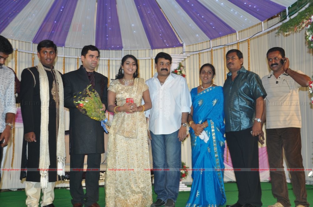 Actress Navya Nair's Wedding Reception Event hd photo