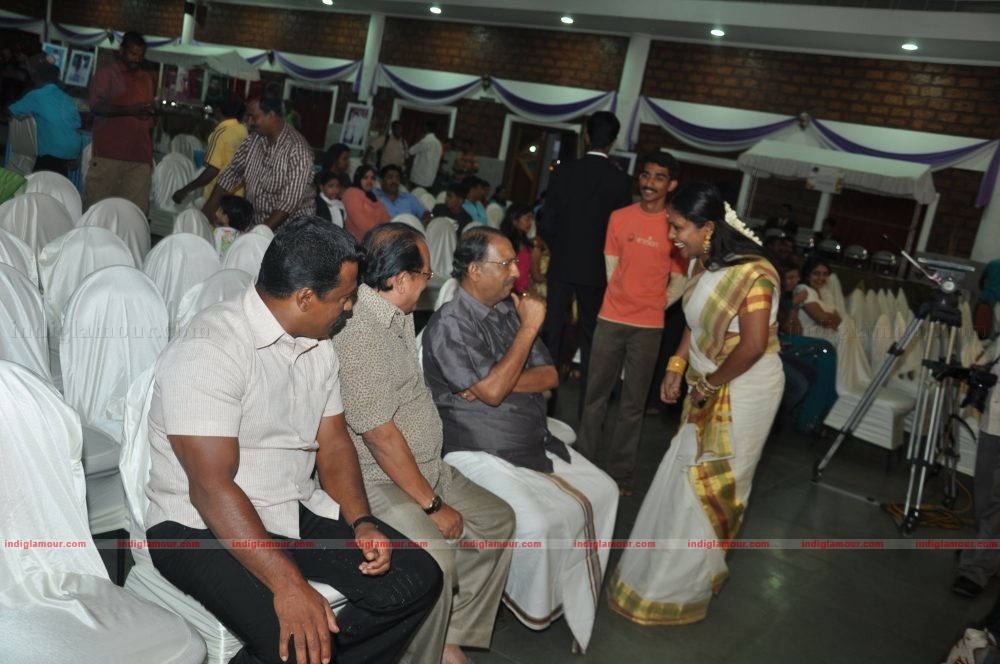 Actress Navya Nair's Wedding Reception Event hd photo