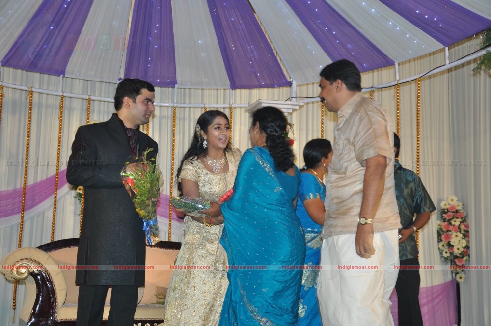 Actress Navya Nair's Wedding Reception Event hd photo