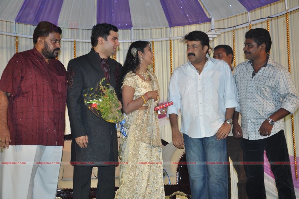 Actress Navya Nair's Wedding Reception Event hd photo