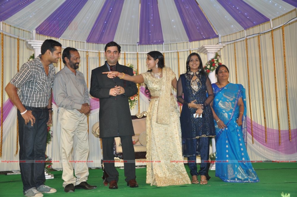 Actress Navya Nair's Wedding Reception Event hd photo