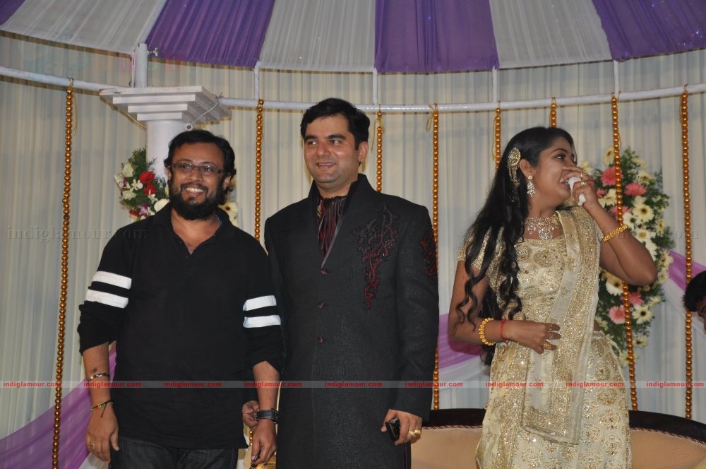 Actress Navya Nair's Wedding Reception Event hd photo