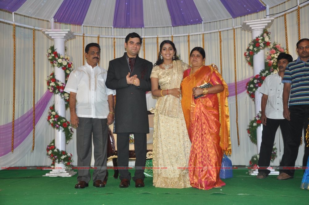 Actress Navya Nair's Wedding Reception Event hd photo