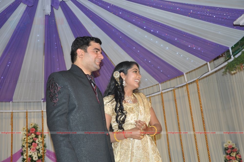 Actress Navya Nair's Wedding Reception Event hd photo