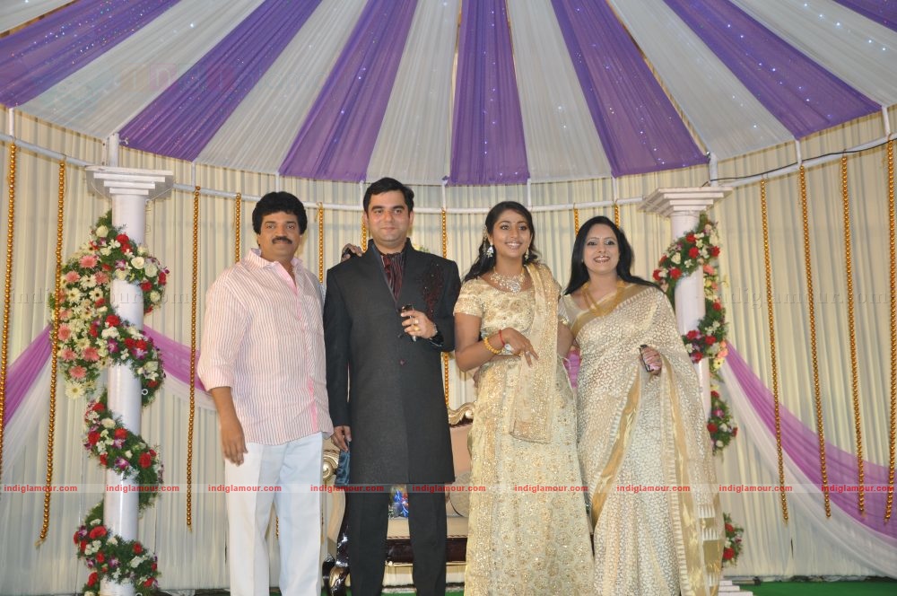 Actress Navya Nair's Wedding Reception Event hd photo