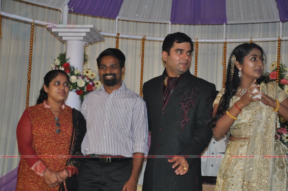 Actress Navya Nair's Wedding Reception Event hd photo