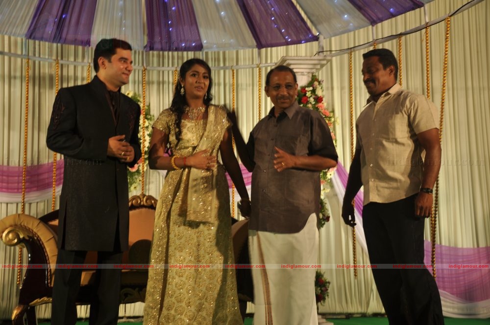 Actress Navya Nair's Wedding Reception Event hd photo