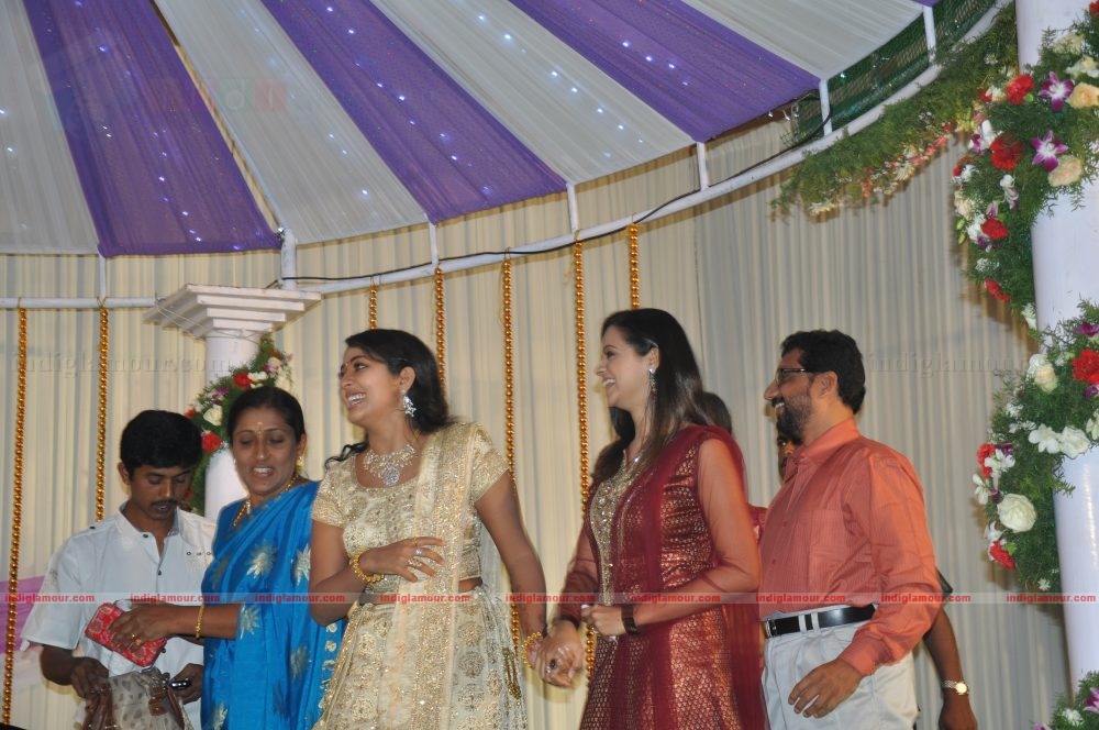 Actress Navya Nair's Wedding Reception Event hd photo
