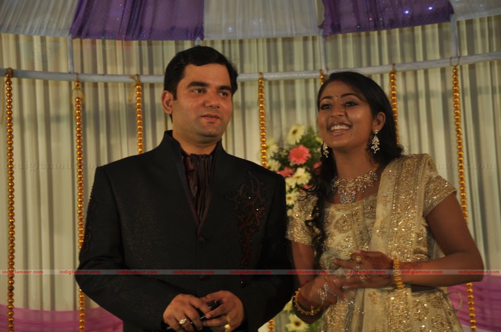 Actress Navya Nair's Wedding Reception Event hd photo