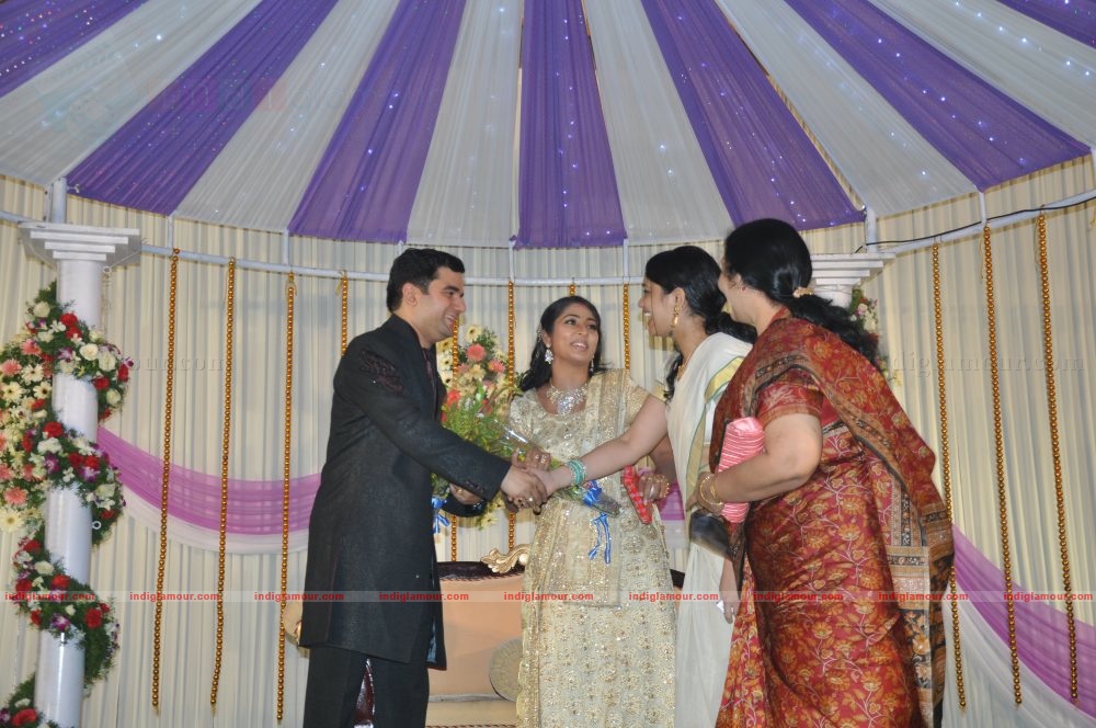 Actress Navya Nair's Wedding Reception Event hd photo