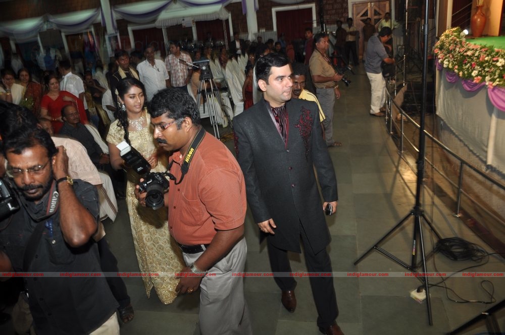 Actress Navya Nair's Wedding Reception Event hd photo