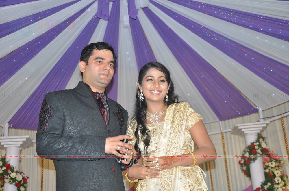 Actress Navya Nair's Wedding Reception Event hd photo