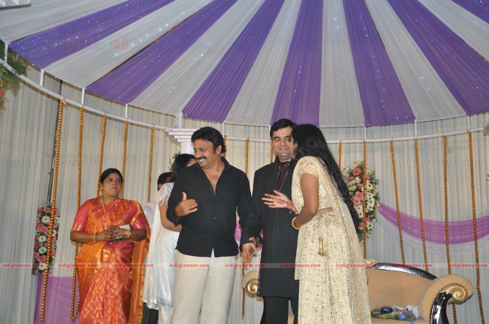 Actress Navya Nair's Wedding Reception Event hd photo
