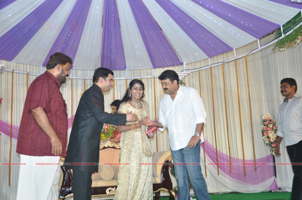 Actress Navya Nair's Wedding Reception Event hd photo