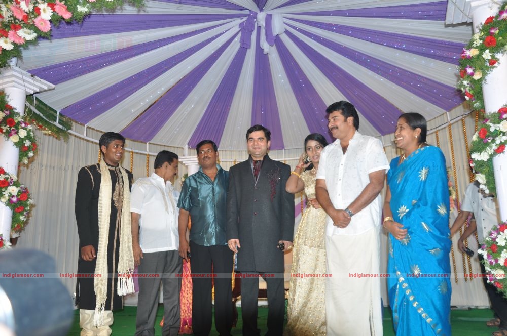 Actress Navya Nair's Wedding Reception Event hd photo