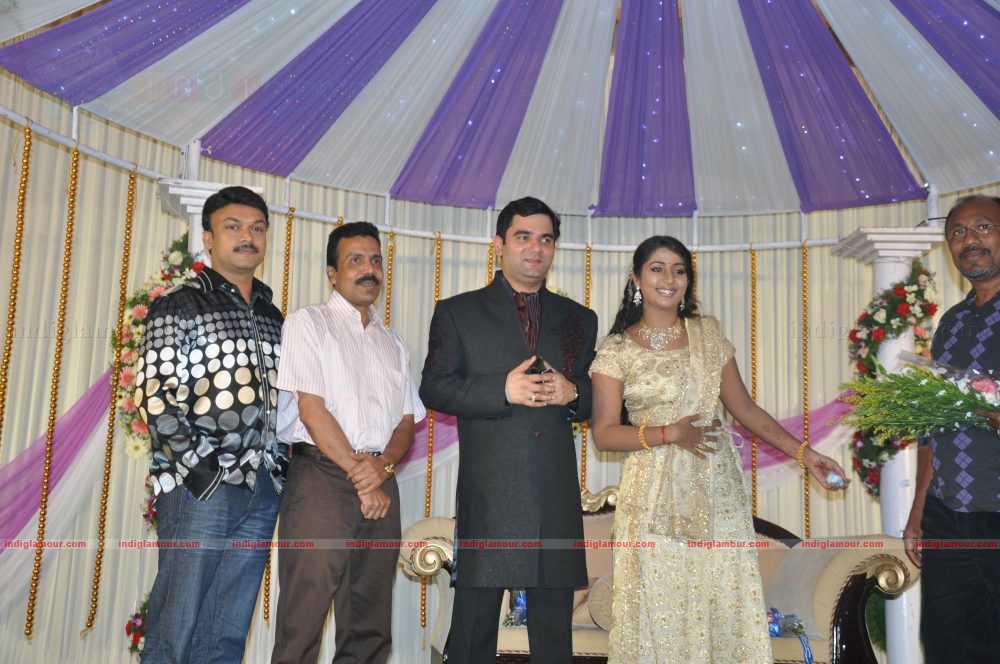 Actress Navya Nair's Wedding Reception Event hd photo
