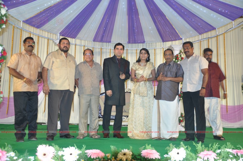 Actress Navya Nair's Wedding Reception Event hd photo