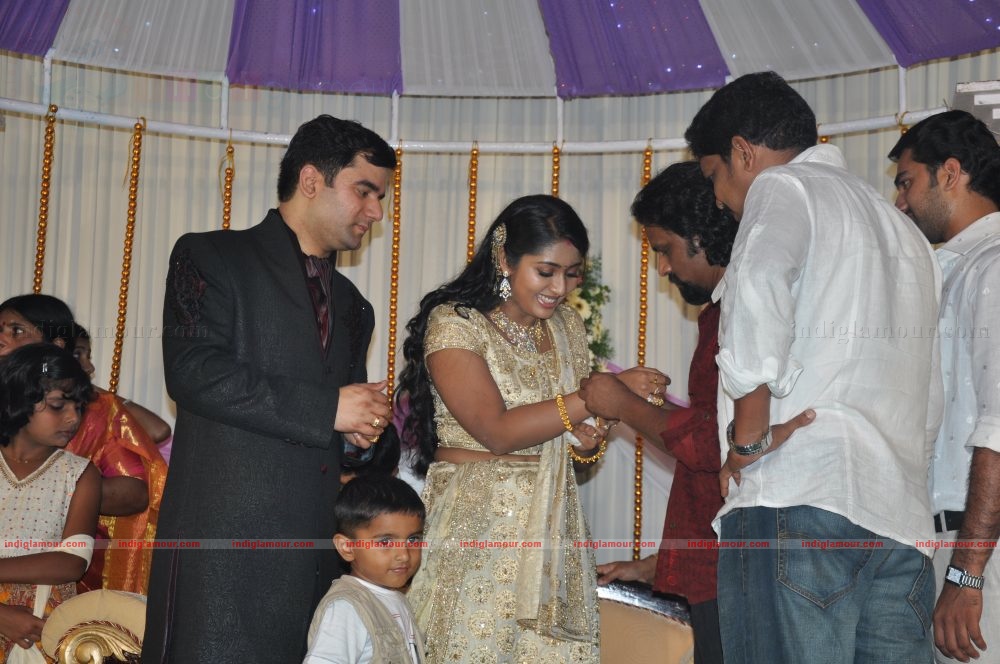 Actress Navya Nair's Wedding Reception Event hd photo