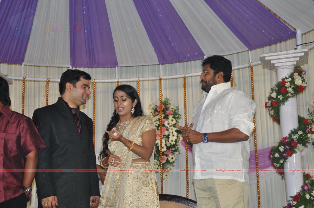 Actress Navya Nair's Wedding Reception Event hd photo