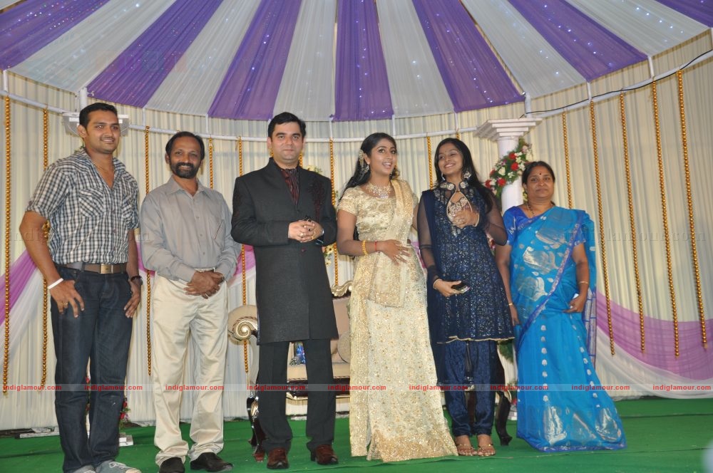 Actress Navya Nair's Wedding Reception Event hd photo