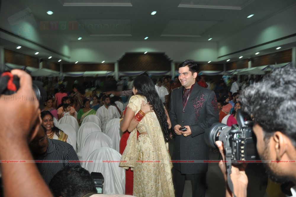 Actress Navya Nair's Wedding Reception Event hd photo