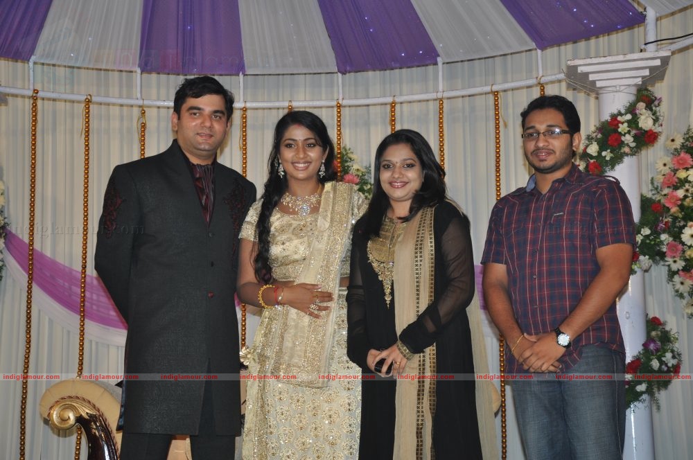 Actress Navya Nair's Wedding Reception Event hd photo