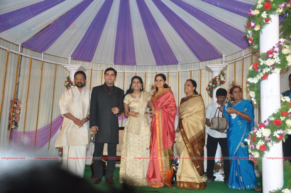Actress Navya Nair's Wedding Reception Event hd photo