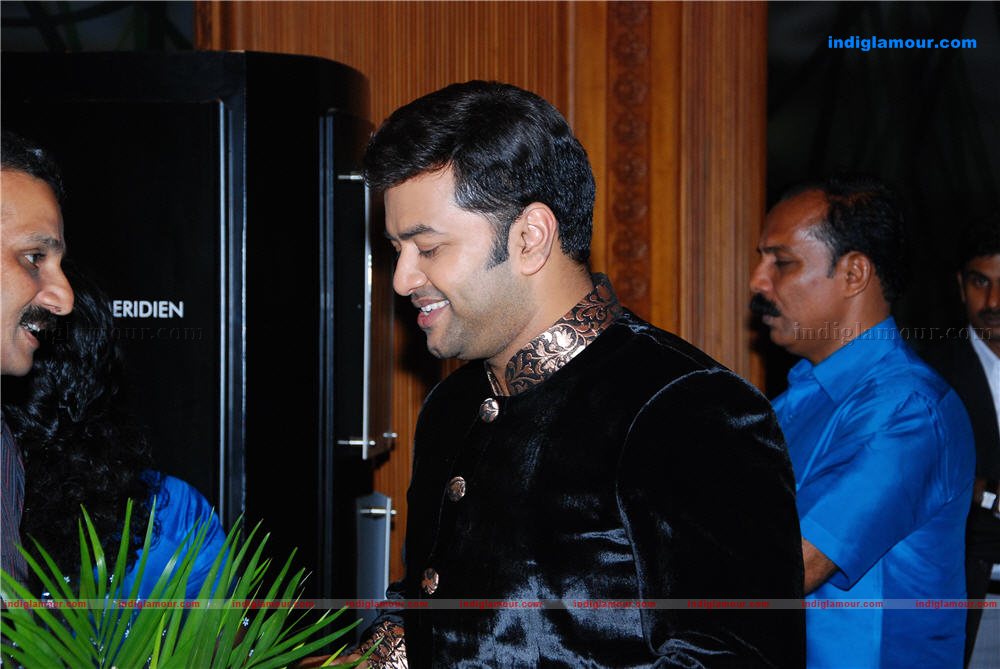 Indrajith Poornima at Prithviraj's wedding reception Event hd photo